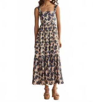 NEW OMIKA leena maxi dress in emilia inkwell